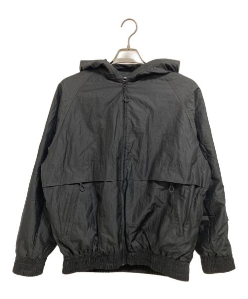 SASQUATCHfabrix.（サスクワッチファブリックス）SASQUATCHfabrix. (サスクワッチファブリックス) NYLON TRACK HOODIE MORE IS MORE ブラック サイズ:Mの古着・服飾アイテム