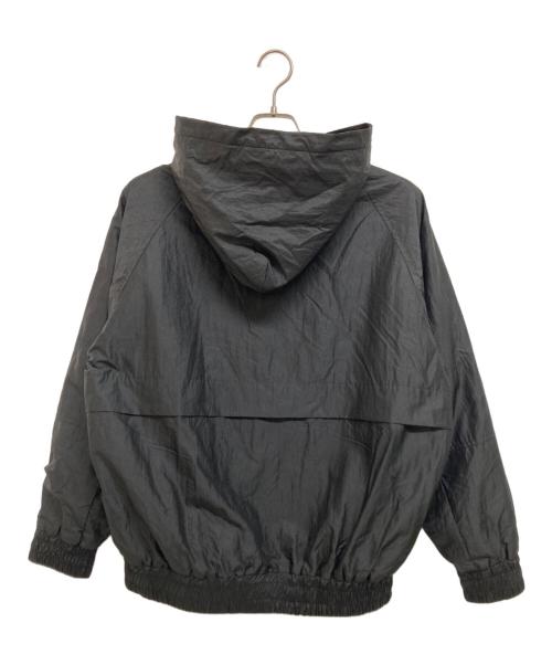 SASQUATCHfabrix.（サスクワッチファブリックス）SASQUATCHfabrix. (サスクワッチファブリックス) NYLON TRACK HOODIE MORE IS MORE ブラック サイズ:Mの古着・服飾アイテム