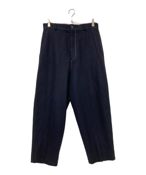 H BEAUTY&YOUTH（エイチ ビューティー&ユース）H BEAUTY&YOUTH (エイチ ビューティー&ユース) WIDE 9LENGTH PANTS ネイビー サイズ:US:38の古着・服飾アイテム