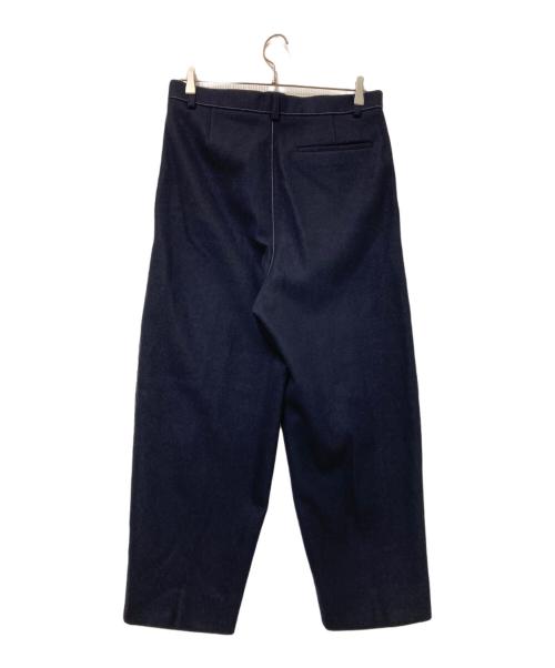 H BEAUTY&YOUTH（エイチ ビューティー&ユース）H BEAUTY&YOUTH (エイチ ビューティー&ユース) WIDE 9LENGTH PANTS ネイビー サイズ:US:38の古着・服飾アイテム