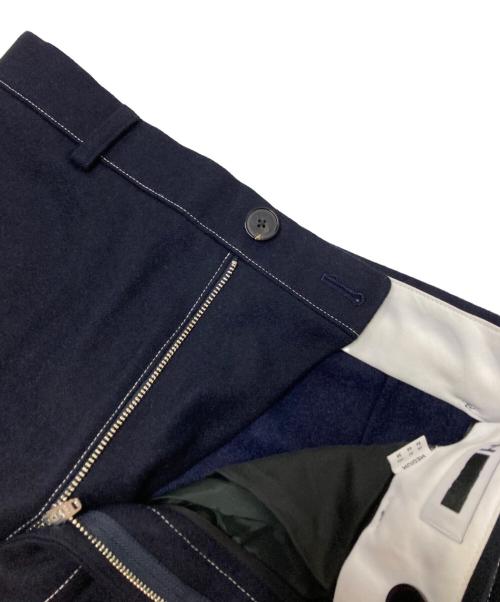 H BEAUTY&YOUTH（エイチ ビューティー&ユース）H BEAUTY&YOUTH (エイチ ビューティー&ユース) WIDE 9LENGTH PANTS ネイビー サイズ:US:38の古着・服飾アイテム