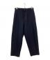 H BEAUTY&YOUTH（エイチ ビューティー&ユース）の古着「WIDE 9LENGTH PANTS」｜ネイビー