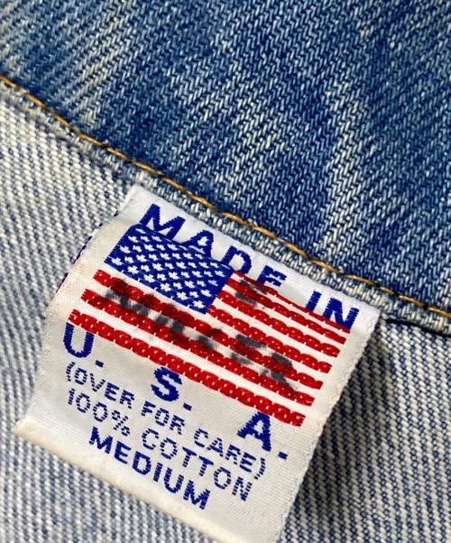 USED（ユーズド）USED (ユーズド) エンボスデザインデニムジャケット インディゴ サイズ:Mの古着・服飾アイテム