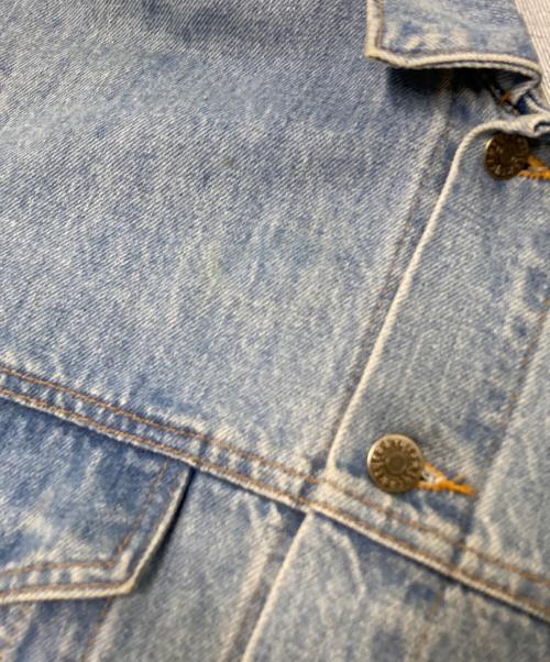 USED（ユーズド）USED (ユーズド) エンボスデザインデニムジャケット インディゴ サイズ:Mの古着・服飾アイテム