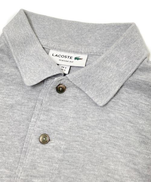 LACOSTE（ラコステ）LACOSTE (ラコステ) ポロシャツ グレー サイズ:US:Sの古着・服飾アイテム
