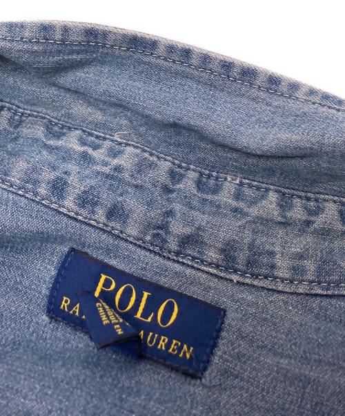 POLO RALPH LAUREN（ポロ・ラルフローレン）POLO RALPH LAUREN (ポロ・ラルフローレン) デニムシャツ インディゴ サイズ:Lの古着・服飾アイテム