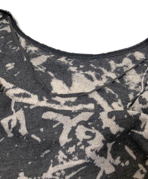 DIESEL（ディーゼル）DIESEL (ディーゼル) ニットチュニックワンピース ホワイト×グレー サイズ:S 未使用品の古着・服飾アイテム