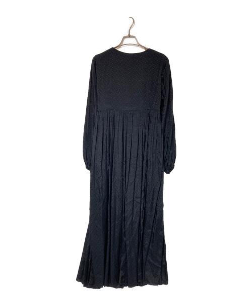 ne quittez pas（ヌキテパ）ne quittez pas (ヌキテパ) RAYON DOBBY GOWN ブラック サイズ:下記参照の古着・服飾アイテム