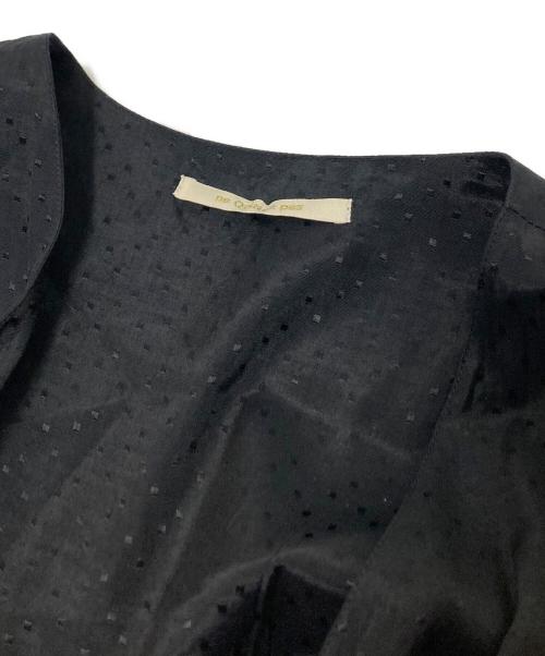 ne quittez pas（ヌキテパ）ne quittez pas (ヌキテパ) RAYON DOBBY GOWN ブラック サイズ:下記参照の古着・服飾アイテム
