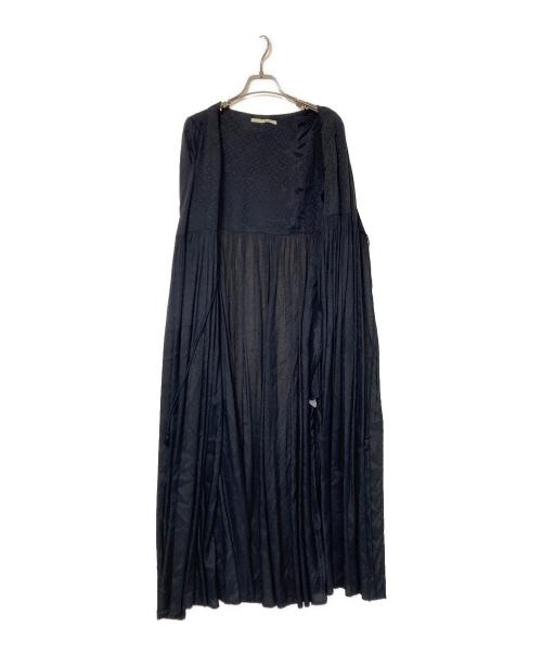 ne quittez pas（ヌキテパ）ne quittez pas (ヌキテパ) RAYON DOBBY GOWN ブラック サイズ:下記参照の古着・服飾アイテム