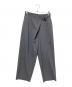 1er Arrondissement（プルミエ アロンディスモン）の古着「ウールギャバラップパンツ」｜グレー