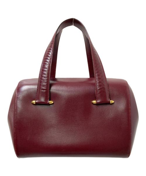 Cartier（カルティエ）Cartier (カルティエ) ミニボストンバッグ ボルドー サイズ:下記参照の古着・服飾アイテム