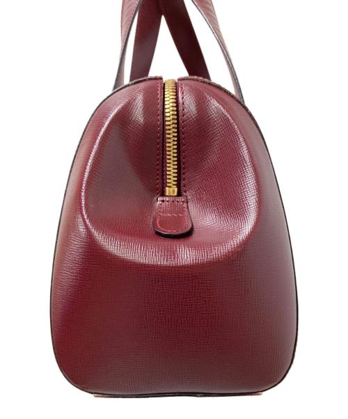 Cartier（カルティエ）Cartier (カルティエ) ミニボストンバッグ ボルドー サイズ:下記参照の古着・服飾アイテム