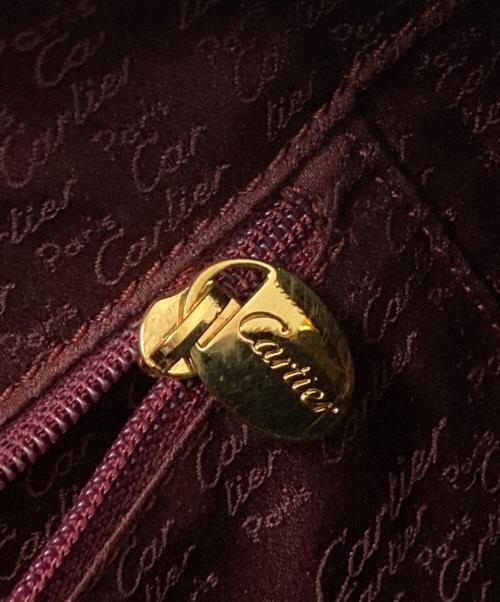 Cartier（カルティエ）Cartier (カルティエ) ミニボストンバッグ ボルドー サイズ:下記参照の古着・服飾アイテム
