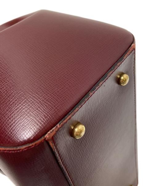 Cartier（カルティエ）Cartier (カルティエ) ミニボストンバッグ ボルドー サイズ:下記参照の古着・服飾アイテム