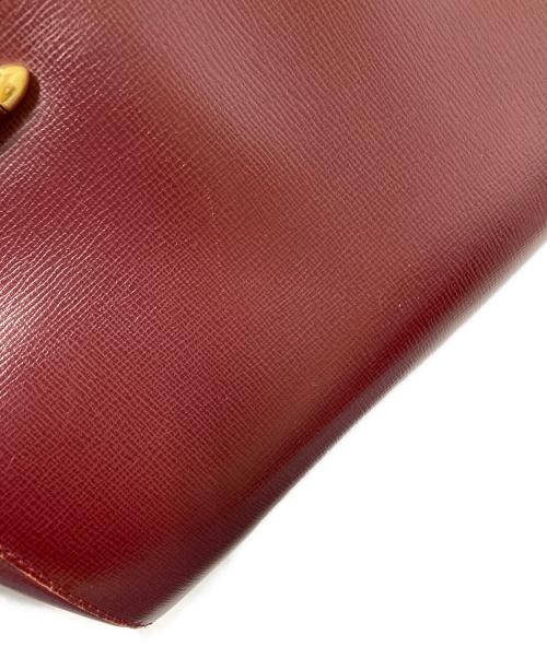 Cartier（カルティエ）Cartier (カルティエ) ミニボストンバッグ ボルドー サイズ:下記参照の古着・服飾アイテム