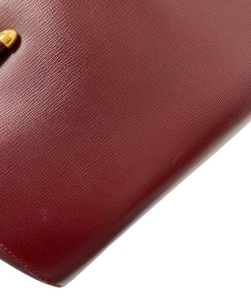 Cartier（カルティエ）Cartier (カルティエ) ミニボストンバッグ ボルドー サイズ:下記参照の古着・服飾アイテム