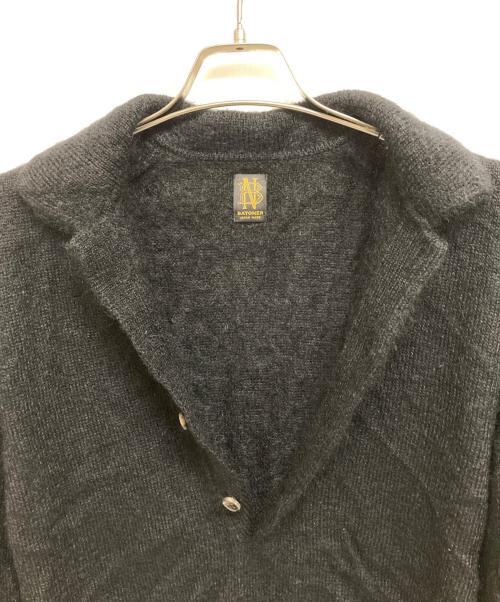 BATONER（バトナ―）BATONER (バトナ―) モヘアニットポロシャツ ブラック サイズ:2の古着・服飾アイテム