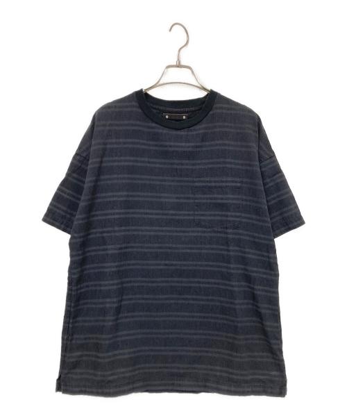 MINEDENIM（マインデニム）MINEDENIM (マインデニム) Tシャツ ブラック×グレー サイズ:1の古着・服飾アイテム