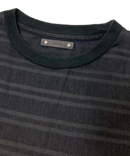 MINEDENIM（マインデニム）MINEDENIM (マインデニム) Tシャツ ブラック×グレー サイズ:1の古着・服飾アイテム