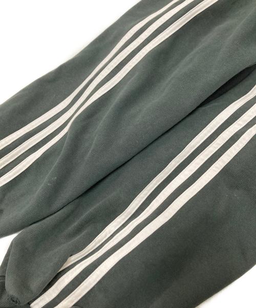 BALENCIAGA（バレンシアガ）BALENCIAGA (バレンシアガ) adidas (アディダス) Large Fit Hoodie ダークグリーン×ホワイト サイズ:4の古着・服飾アイテム