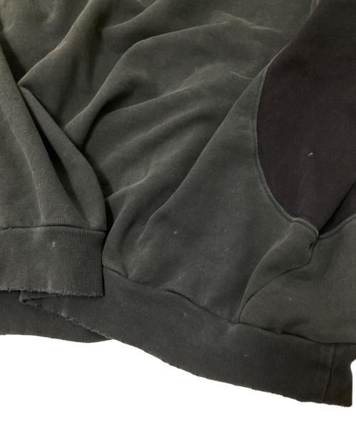 BALENCIAGA（バレンシアガ）BALENCIAGA (バレンシアガ) adidas (アディダス) Large Fit Hoodie ダークグリーン×ホワイト サイズ:4の古着・服飾アイテム