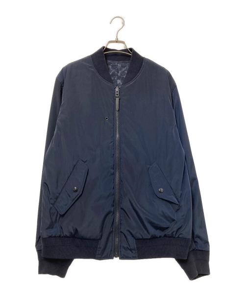 COACH（コーチ）COACH (コーチ) リバーシブル シグネチャー MA-1 ジャケット ブラック×ネイビー サイズ:下記参照の古着・服飾アイテム