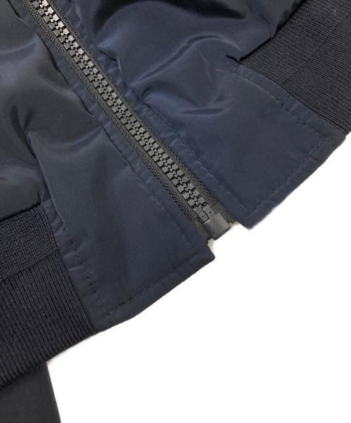 COACH（コーチ）COACH (コーチ) リバーシブル シグネチャー MA-1 ジャケット ブラック×ネイビー サイズ:下記参照の古着・服飾アイテム