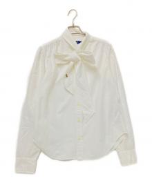POLO RALPH LAUREN（ポロ・ラルフローレン）の古着「ボウタイブラウス」｜ホワイト