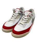 NIKEナイキ）の古着「Air Jordan 3 Retro TH SP Tinker WHITE UNIVERSITY RED」｜ホワイト×レッド