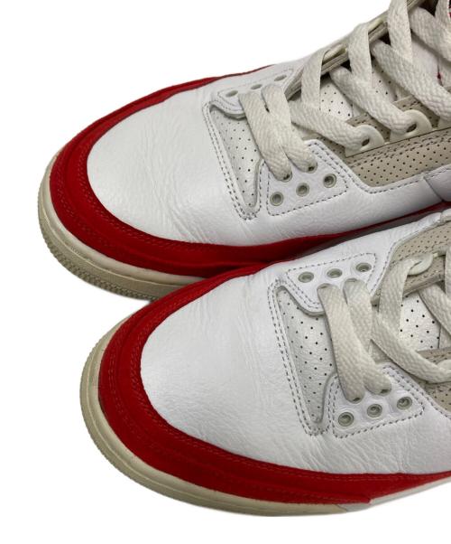 NIKE（ナイキ）NIKE (ナイキ) Air Jordan 3 Retro TH SP Tinker WHITE UNIVERSITY RED ホワイト×レッド サイズ:27.5㎝の古着・服飾アイテム