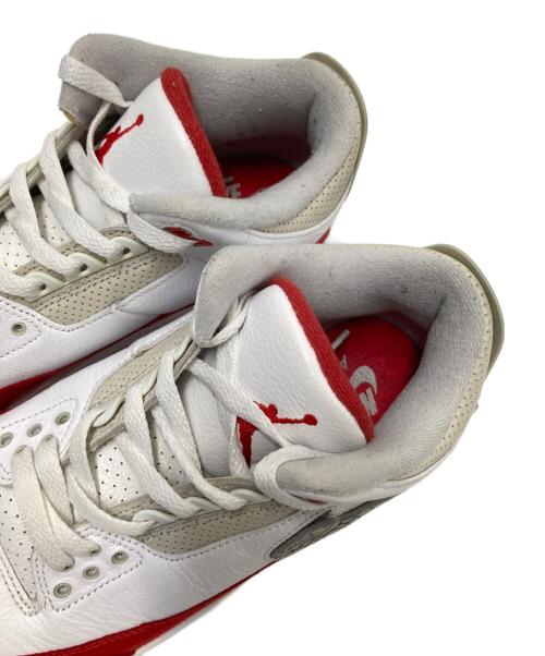 NIKE（ナイキ）NIKE (ナイキ) Air Jordan 3 Retro TH SP Tinker WHITE UNIVERSITY RED ホワイト×レッド サイズ:27.5㎝の古着・服飾アイテム