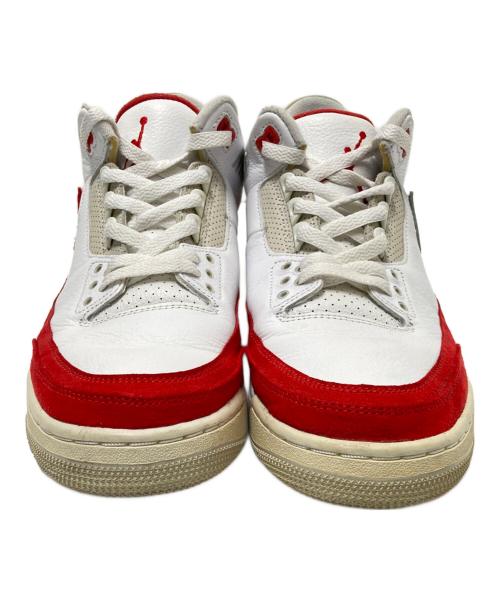NIKE（ナイキ）NIKE (ナイキ) Air Jordan 3 Retro TH SP Tinker WHITE UNIVERSITY RED ホワイト×レッド サイズ:27.5㎝の古着・服飾アイテム