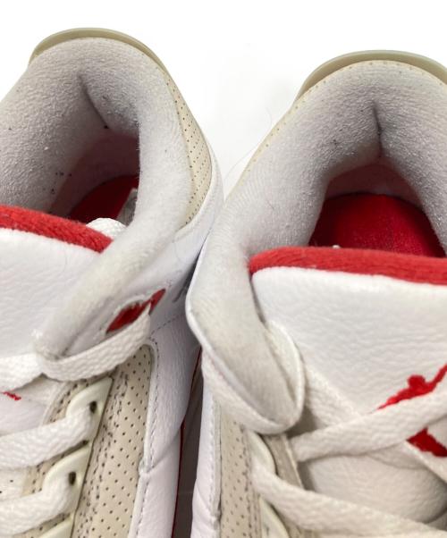 NIKE（ナイキ）NIKE (ナイキ) Air Jordan 3 Retro TH SP Tinker WHITE UNIVERSITY RED ホワイト×レッド サイズ:27.5㎝の古着・服飾アイテム