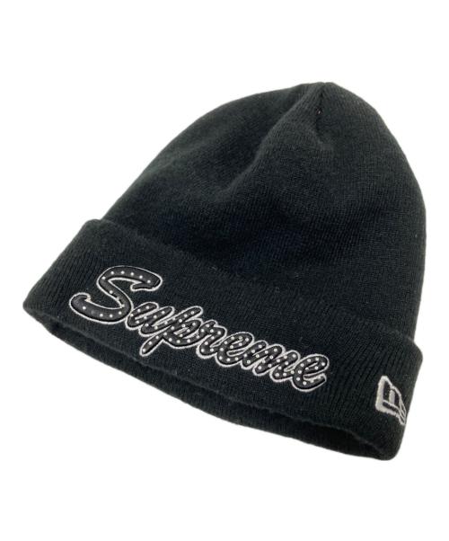 SUPREME（シュプリーム）SUPREME (シュプリーム) New Era (ニューエラ) スクリプト ビーニー 'ストーン' ブラック サイズ:下記参照の古着・服飾アイテム