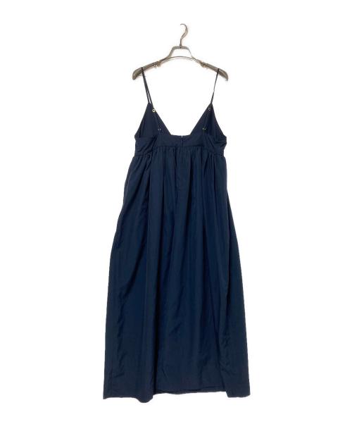 SLOBE IENA（スローブ イエナ）SLOBE IENA (スローブ イエナ) タフタギャザーキャミワンピース ネイビー サイズ:38の古着・服飾アイテム