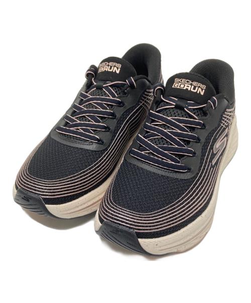 SKECHERS（スケッチャーズ）SKECHERS (スケッチャーズ) マックスクッショニング エリート 2.0 - カプラン ブラック×ホワイト サイズ:23.5㎝の古着・服飾アイテム