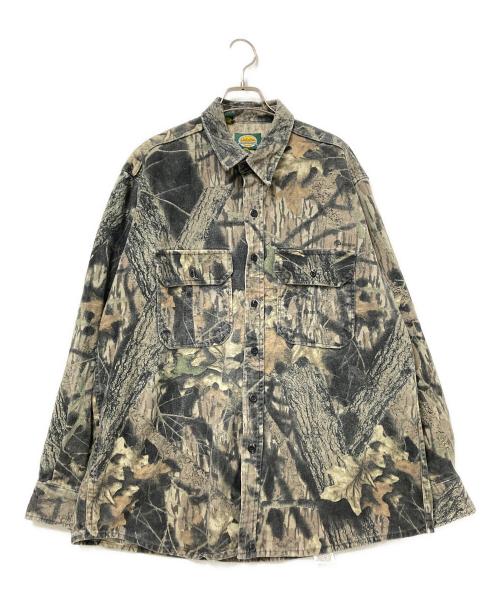 Cabelas（カベラス）Cabelas (カベラス) リアルツリーカモシャツ ベージュ×ブラック サイズ:XLの古着・服飾アイテム