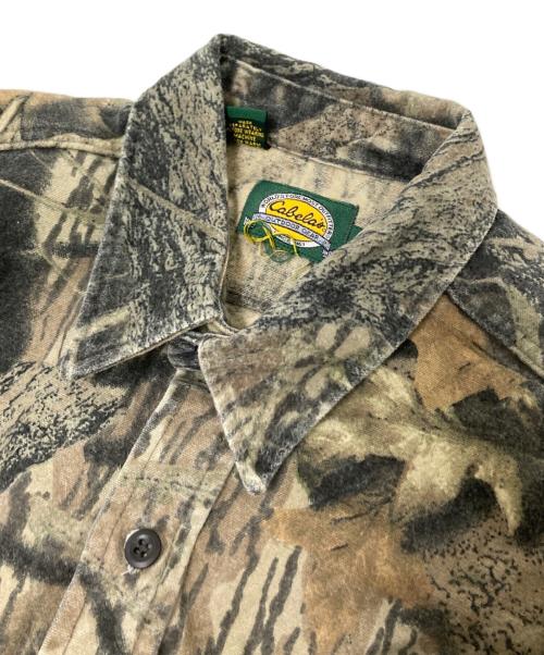 Cabelas（カベラス）Cabelas (カベラス) リアルツリーカモシャツ ベージュ×ブラック サイズ:XLの古着・服飾アイテム