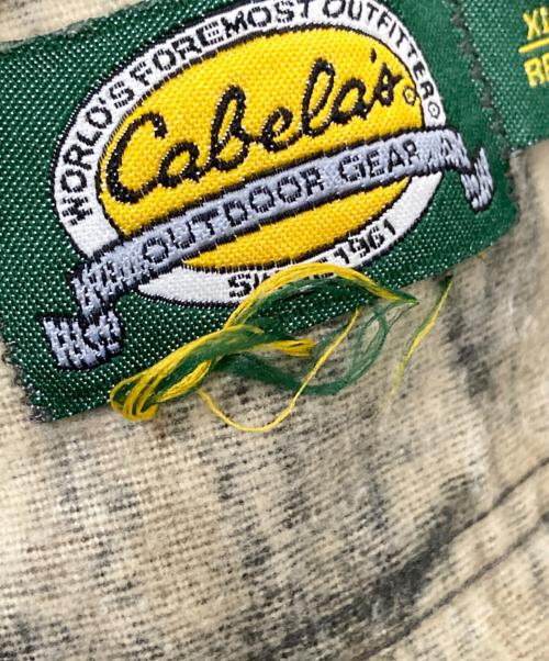 Cabelas（カベラス）Cabelas (カベラス) リアルツリーカモシャツ ベージュ×ブラック サイズ:XLの古着・服飾アイテム
