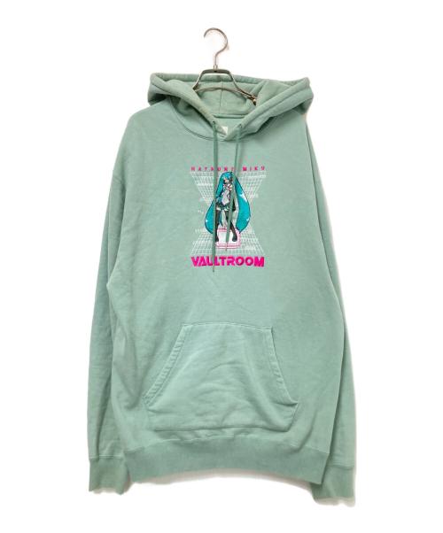 VAULTROOM（ボルトルーム）VAULTROOM (ボルトルーム) HATSUNE MIKU HOODIE グリーン サイズ:Mの古着・服飾アイテム