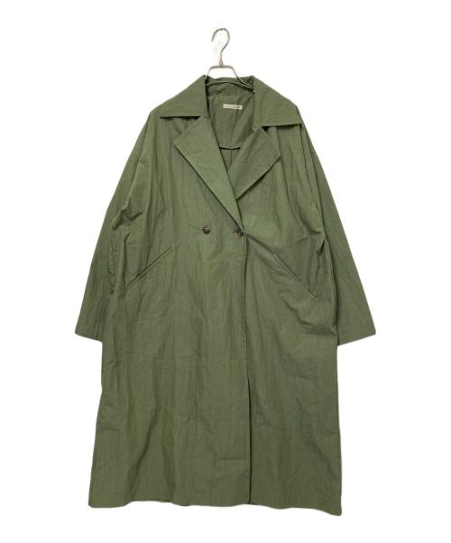 mettre（メトル）mettre (メトル) オーバーサイズコート グリーン サイズ:FREEの古着・服飾アイテム