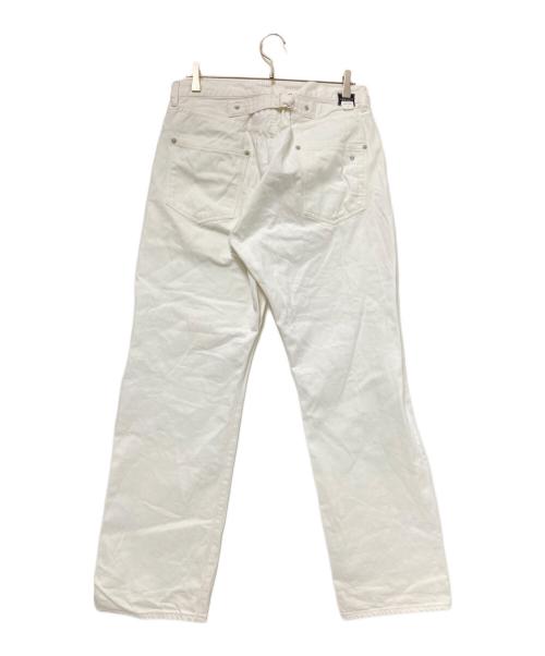 POST O'ALLS（ポストオーバーオールズ）POST O'ALLS (ポストオーバーオールズ) Five Pocket : 12oz. selvedge denim ホワイト サイズ:Lの古着・服飾アイテム