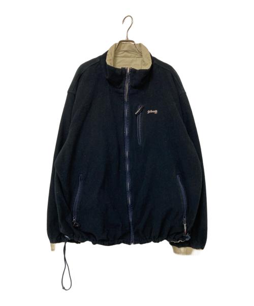Schott（ショット）Schott (ショット) リバーシブルウォームアップジャケット ベージュ×ブラック サイズ:下記参照の古着・服飾アイテム