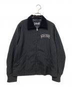 Schottショット）の古着「ストライプワークジャケット」｜ブラック