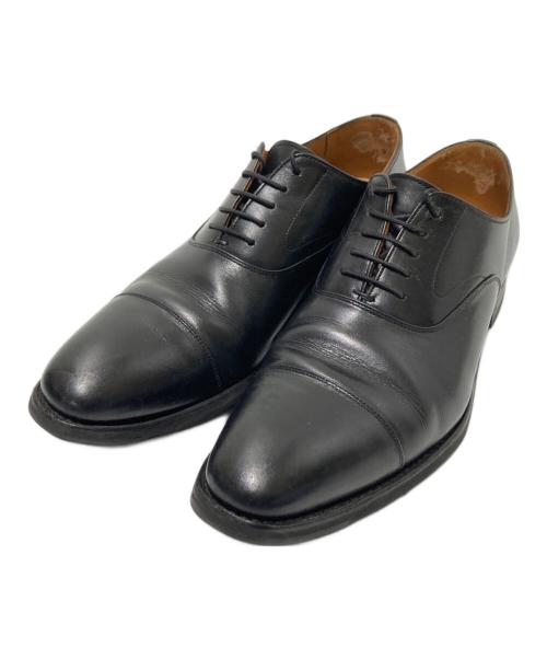 SCOTCH GRAIN（スコッチグレイン）SCOTCH GRAIN (スコッチグレイン) ストレートチップシューズ ブラック サイズ:25.0cmの古着・服飾アイテム