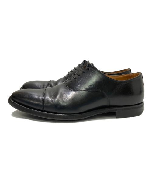 SCOTCH GRAIN（スコッチグレイン）SCOTCH GRAIN (スコッチグレイン) ストレートチップシューズ ブラック サイズ:25.0cmの古着・服飾アイテム