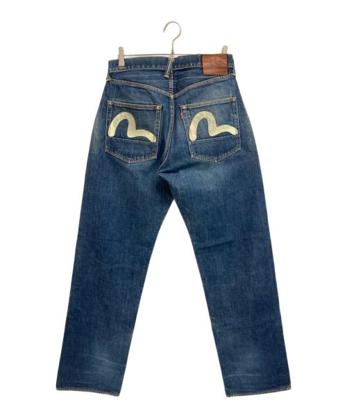 EVISU（エヴィス）EVISU (エヴィス) カモメプリントデニムパンツ インディゴ サイズ:W32×L36の古着・服飾アイテム