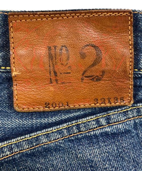 EVISU（エヴィス）EVISU (エヴィス) カモメプリントデニムパンツ インディゴ サイズ:W32×L36の古着・服飾アイテム