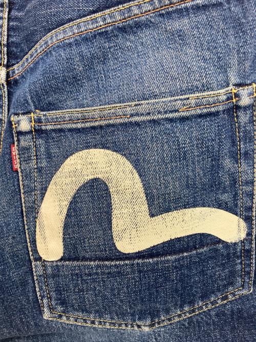 EVISU（エヴィス）EVISU (エヴィス) カモメプリントデニムパンツ インディゴ サイズ:W32×L36の古着・服飾アイテム